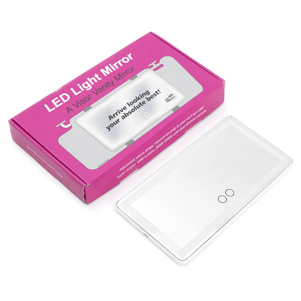 GlamoGlow - Led Vanity Visor