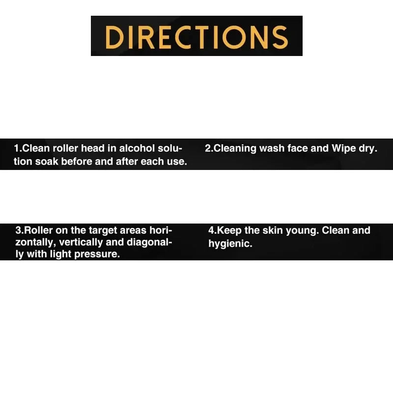 DermaGlow Roller - Microneedle Skin &amp; Hair Therapy