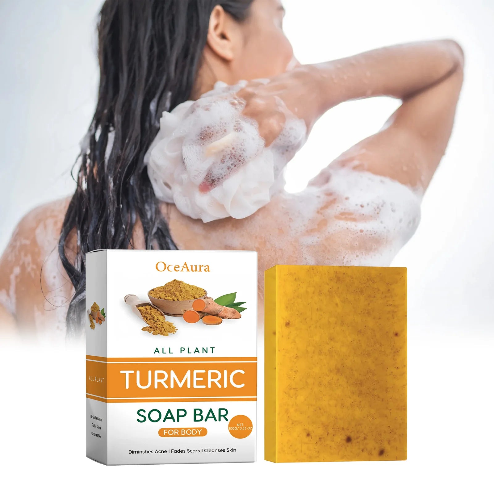 TurmericPure - Organic Turmeric Soap Bar
