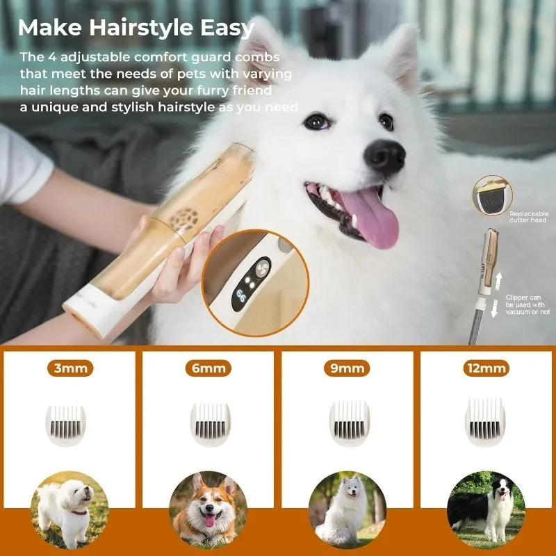 Pet Grooming Kit &amp; Vacuum Suction